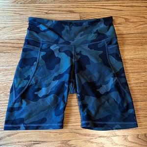 Stretchy Old Navy Camo Biker Shorts